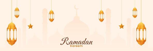 ramadan kareem. islamic firande bakgrund design mall. vektor illustration