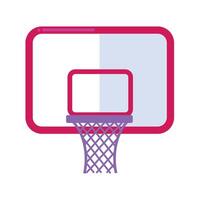 Basketball Rand Symbol Clip Art Benutzerbild Logo isoliert Vektor Illustration