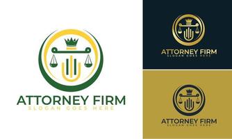 advokatbyrå logotyp design, advokat logotyp vektor mall
