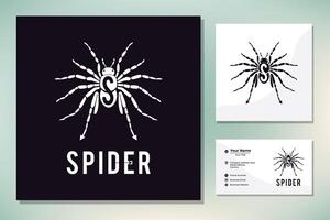 första brev s Spindel man insekt artropod symbol logotyp design silhuett vektor