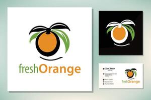 frische Orangenfrucht vektor