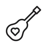 Gitarre Valentinstag Tag zum Dating Abendessen liebend Paar Geschenk glücklich romantisch Urlaub Herz Liebe Dekoration Männer Frauen Geschenk vektor