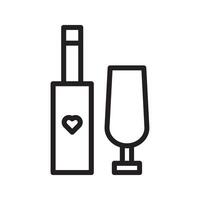 trinken Valentinstag Tag zum Dating Abendessen liebend Paar Geschenk glücklich romantisch Urlaub Herz Liebe Dekoration Männer Frauen Geschenk vektor