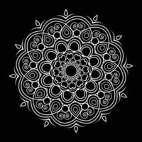 vektor mandala design färg bok