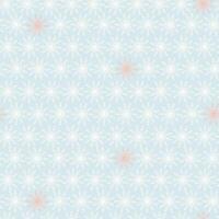 nahtlos Winter Muster mit Weiß Schneeflocken auf Blau Hintergrund. Weihnachten Dekoration. vektor