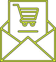 Einkaufen Email Vektor Symbol