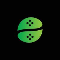 Jade Spiel Logo Design Vorlage vektor