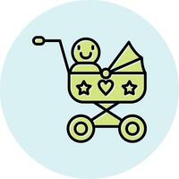 Baby Wagen Vektor Symbol