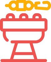 BBQ kreatives Icon-Design vektor