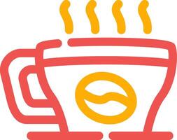 Kaffee kreatives Icon-Design vektor