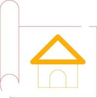 Hausdesign kreatives Icon-Design vektor