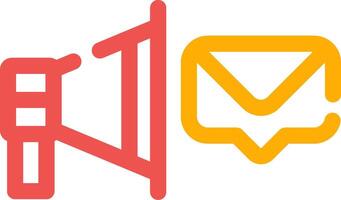 Email Direkte Marketing kreativ Symbol Design vektor