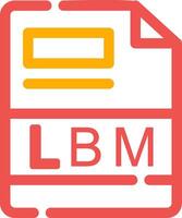 lbm kreativ Symbol Design vektor