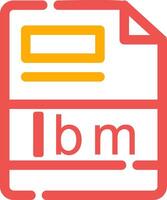 lbm kreativ Symbol Design vektor