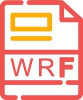 wrf kreativ ikon design vektor