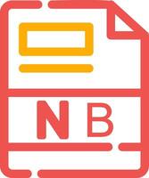 nb kreativ Symbol Design vektor