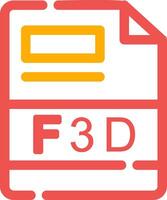 f3d kreativ Symbol Design vektor