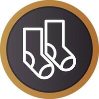 Socken kreatives Icon-Design vektor