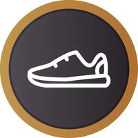 Turnschuhe kreatives Icon-Design vektor