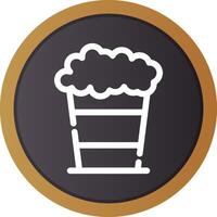 Popcorn kreatives Icon-Design vektor