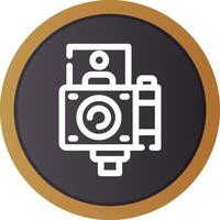 Vlogger kreatives Icon-Design vektor