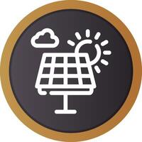 Solarpanel kreatives Icon-Design vektor