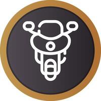 Motorrad kreativ Symbol Design vektor