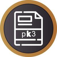 pk3 kreativ Symbol Design vektor