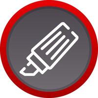 Textmarker kreatives Icon-Design vektor