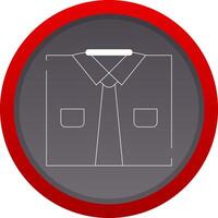 Shirt kreatives Icon-Design vektor