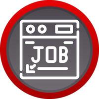 Job kreatives Icon-Design vektor