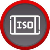 iso kreatives Icon-Design vektor