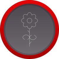 kreatives Icon-Design mit Blumen vektor