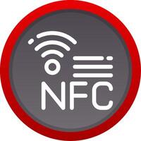 nfc kreativ Symbol Design vektor