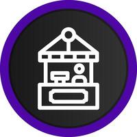 Ticket Office kreatives Icon-Design vektor