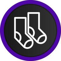 Socken kreatives Icon-Design vektor