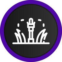 Sprinkler kreatives Icon-Design vektor