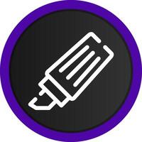 Textmarker kreatives Icon-Design vektor