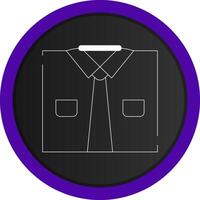 Shirt kreatives Icon-Design vektor