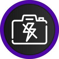 kein kreatives Flash-Icon-Design vektor