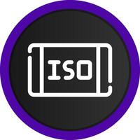 iso kreatives Icon-Design vektor