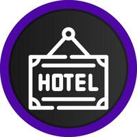 Hotel kreatives Icon-Design vektor