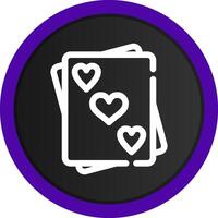 poker kreativ ikon design vektor