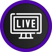 kreatives Icon-Design für Live-Streaming vektor