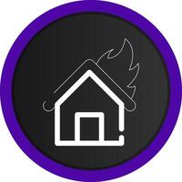 Feuer kreatives Icon-Design vektor