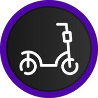 Scooter kreatives Icon-Design vektor