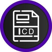 icd kreativ ikon design vektor
