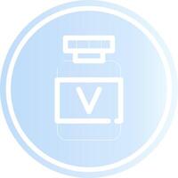 Vitamin kreatives Icon-Design vektor