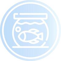 Fish Bowl kreatives Icon-Design vektor