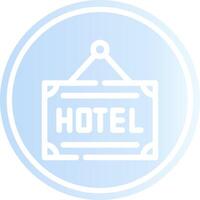 Hotel kreatives Icon-Design vektor